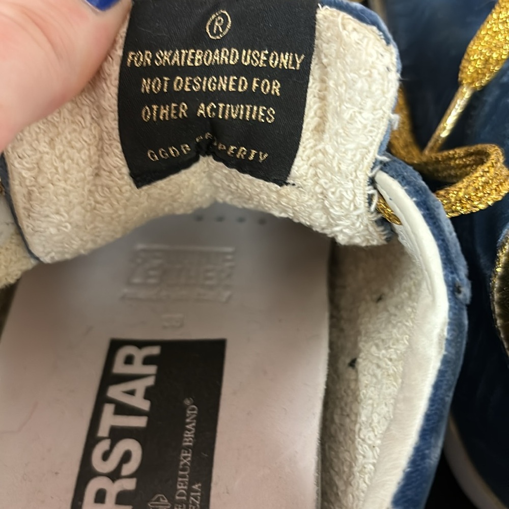 Golden Goose / Db Super Star Velvet Sneakers View 6